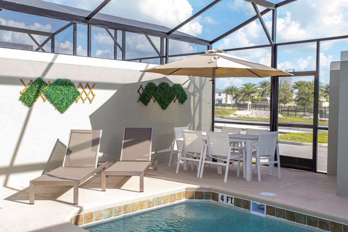 Gorgeous 4 Bedroom W/ Pool Close To Disney 4836 Kissimmee Bagian luar foto